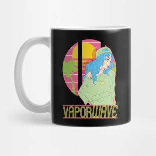 Vaporwave Girl Mug